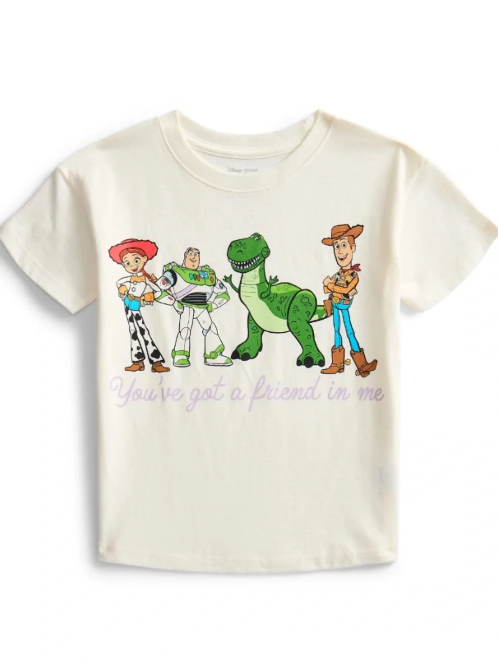 Toy Story Unisex Ivory Tee Shirt Size 5T NWT